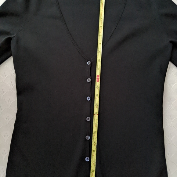 Ann Taylor Black Silk blend sweater - Picture 3 of 6